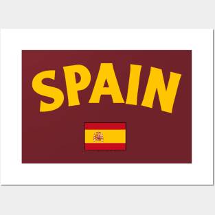 Spain Flag Posters and Art